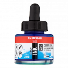 Amsterdam Akrilik Mürekkep 30 ml – Primary Cyan (572)
