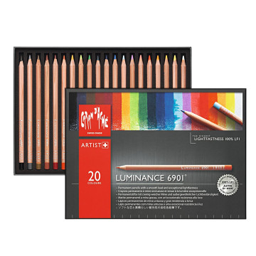 Caran D'ache Luminance 20 Parça Kuru Boya Seti