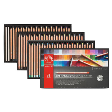 Caran D'ache Luminance 76 Parça Kuru Boya Seti