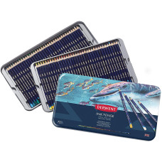 Derwent Drawing 72 Parça Kuru Boya Seti Metal Kutulu