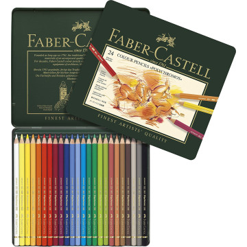 Faber Castell Polychromos 24 Parça Kuru Boya Seti