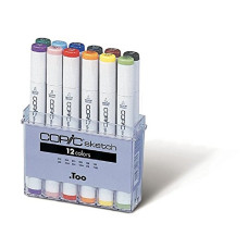 Copic Sketch 12 Parça Marker Başlangıç Seti