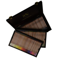 Caran D'ache Pastel Kalem Seti 84 Parca Ahşap Kutulu