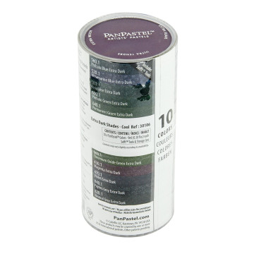 PanPastel Ultra Soft 10 Parça Koyu Renkler Pastel Boya Seti