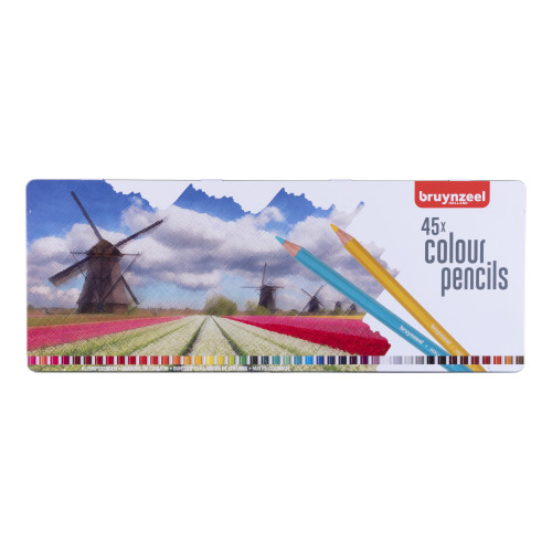 Bruynzeel Colour 45 Renk Kuru Boya Kalem Seti