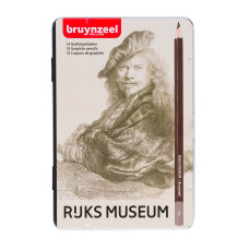 Bruynzeel Masters Serisi Grafit Kalem Teneke Kutu Rijksmuseum - Rembrandt van Rijn 12 Adet