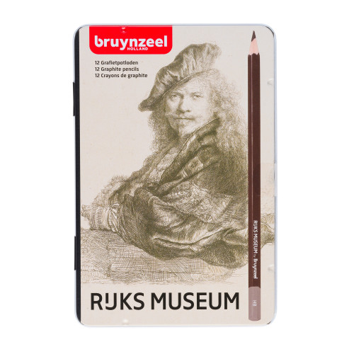 Bruynzeel Masters Serisi Grafit Kalem Teneke Kutu Rijksmuseum - Rembrandt van Rijn 12 Adet