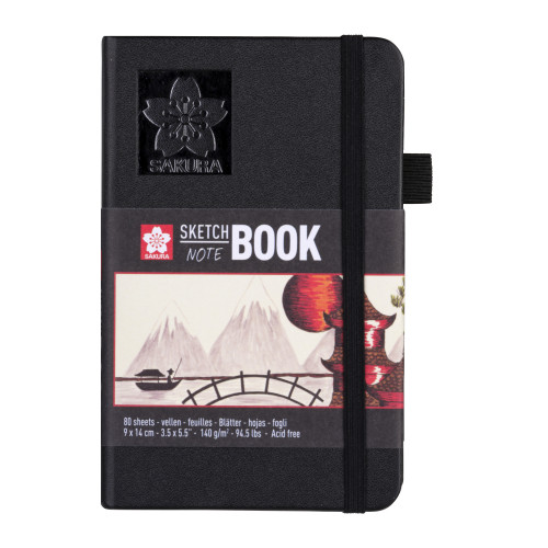 Sakura Defter Eskiz Defteri Krem Kağıt 9 x 14 cm 140 g 80 Yaprak