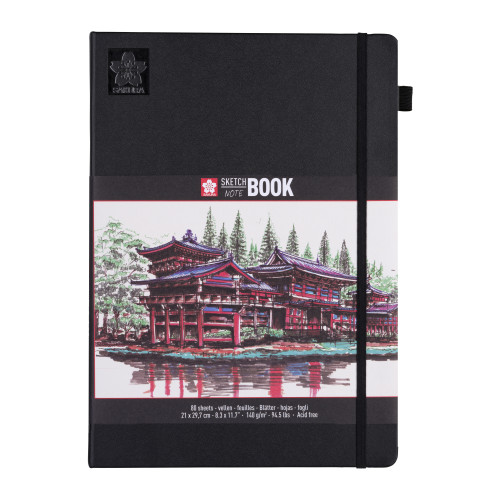 Sakura Defter 21 x 29.7 cm Eskiz Bloğu Krem Kâğıt 140 g 80 Sayfa
