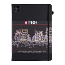Sakura Defter Siyah Kağıt Eskiz Defteri 21 x 29.7 cm 140 g 80 Sayfa