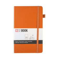 Sakura Defter 13 x 21 cm Turuncu Çizgili 80 Yaprak