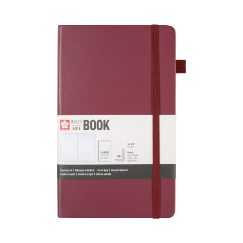 Sakura Defter 13 x 21 cm Vişne Çizgili 80 Yaprak