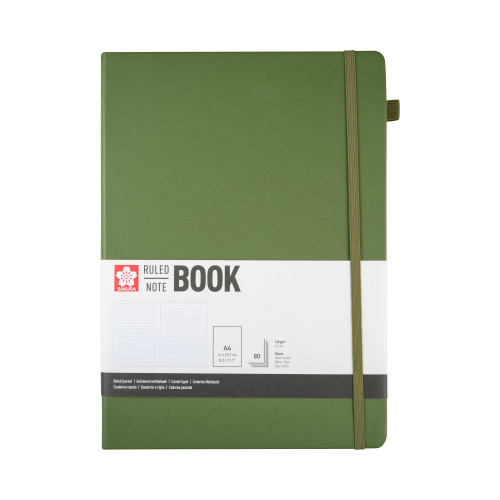 Sakura Defter 21 x 29.7 cm Yeşil Çizgili 80 g/m²