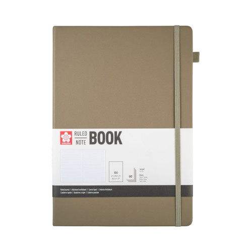 Sakura Defter 21 x 29.7 cm Gri Çizgili 80 g/m²