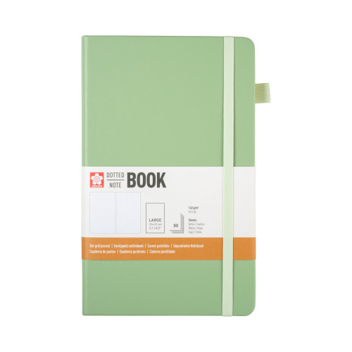 Sakura Pastel Defter 13 x 21 cm Yeşil Noktalı 80 gsm