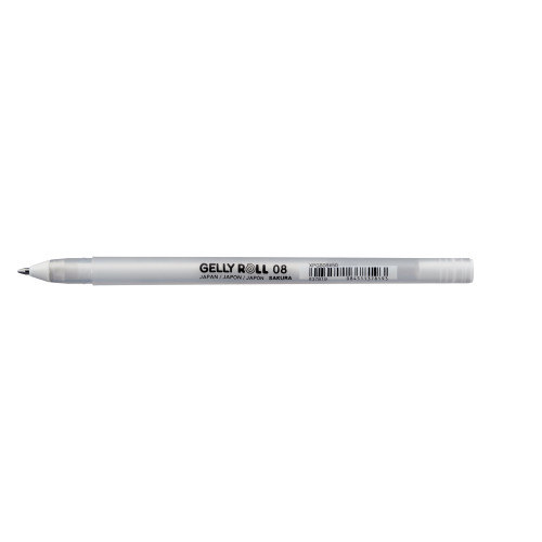 Sakura Gelly Roll 08 Beyaz Jel Kalem