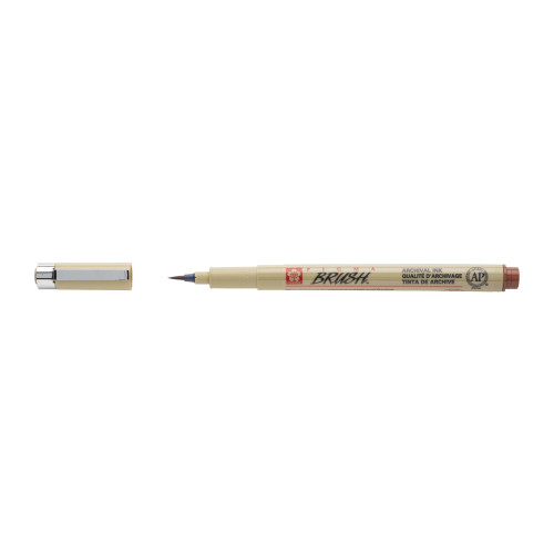 Sakura Pigma Brush Brown Fırça Uçlu Kalem