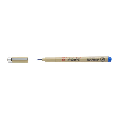 Sakura Pigma Brush Fırça Uçlu Kalem Mavi