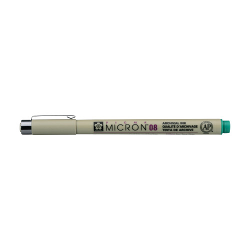 Sakura Pigma Micron 08 - 0.50 mm - Yeşil
