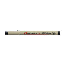 Sakura Pigma Graphic 2.0 mm Siyah Kalem