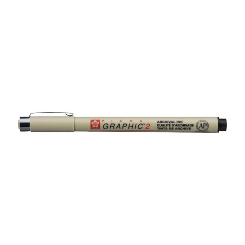 Sakura Pigma Graphic 2.0 mm Siyah Kalem