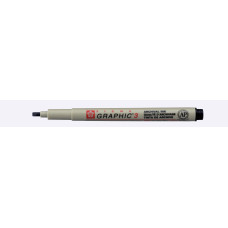 Sakura Pigma Graphic 3.0 mm Kalem Siyah