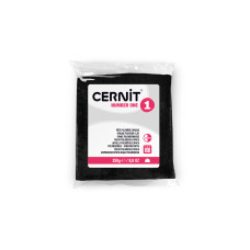Cernit Number 1 250 g Siyah Polimer Kil