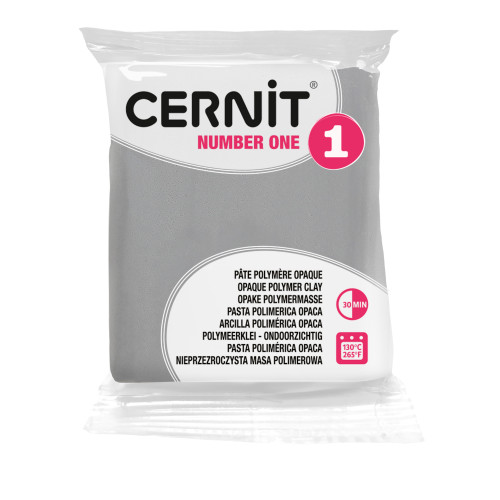 Cernit Number 1 56 g Gri Polimer Kil