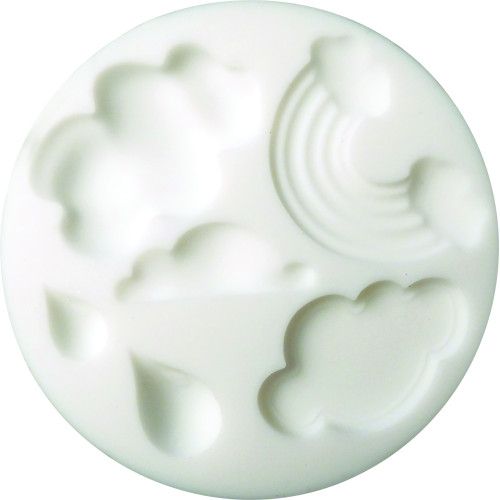 Cernit Silicone Mould Ø 7 cm Clouds