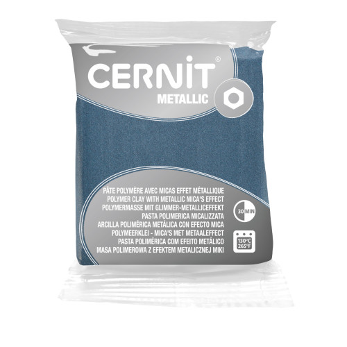 Cernit Metallic 56 gr Steel