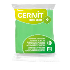 Cernit Neon Light Pastel 56 g Green