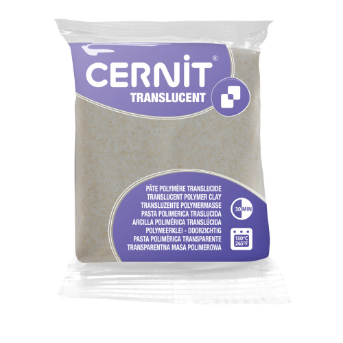 Cernit Translucent 56 g Glitter Gold