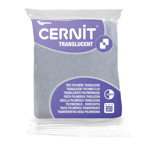 Cernit Translucent 56 g Glitter Silver