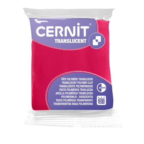 Cernit Translucent 56 g Ruby Red