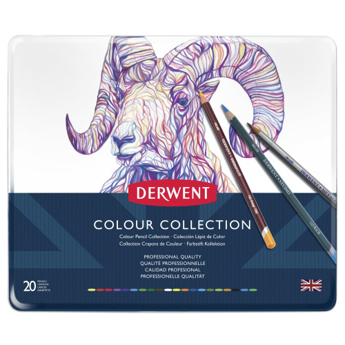 Derwent Coloursoft 24 Renk Seti