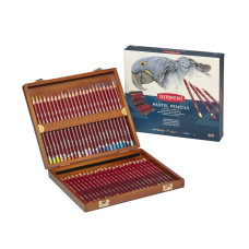 Derwent Pastel Pencil 48'li Wooden Box