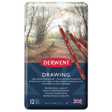 Derwent Drawing Set 12 Renk Kalem