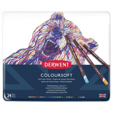 Derwent Coloursoft 24 Renk Seti