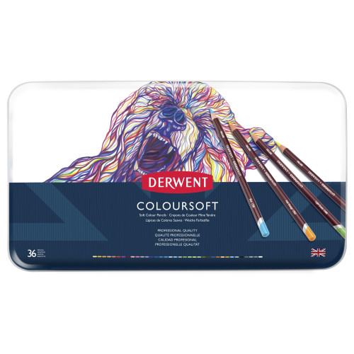 Derwent Coloursoft 36 Renk Pastel Seti