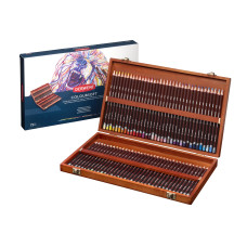 Derwent Coloursoft 72 Renk Ahşap Kutu