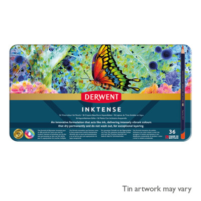 Derwent Inktense 36 Kalem Teneke Kutu
