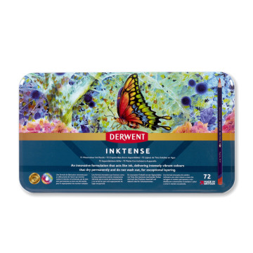 Derwent Inktense Serisi 72 Kalem Teneke Kutu
