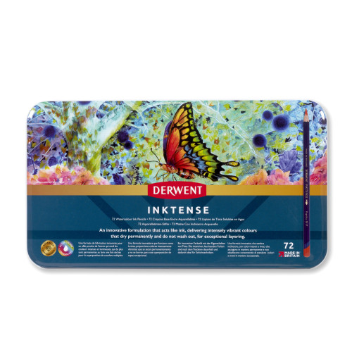 Derwent Inktense Serisi 72 Kalem Teneke Kutu