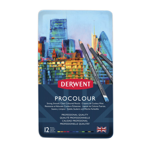 Derwent Procolour 12 Renk Seti