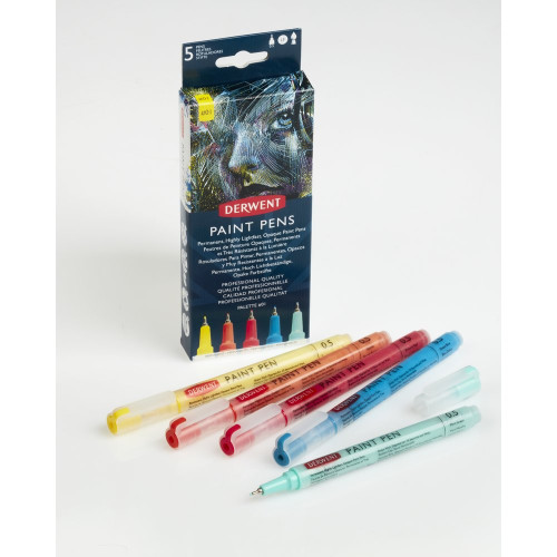 Derwent Paint Pen 5'li Set #01