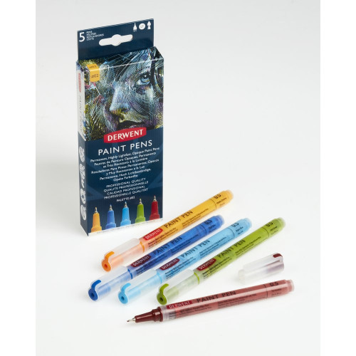 Derwent Paint Pen 5'li Set #02