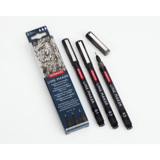 Derwent Line Maker 3'lü Set Siyah