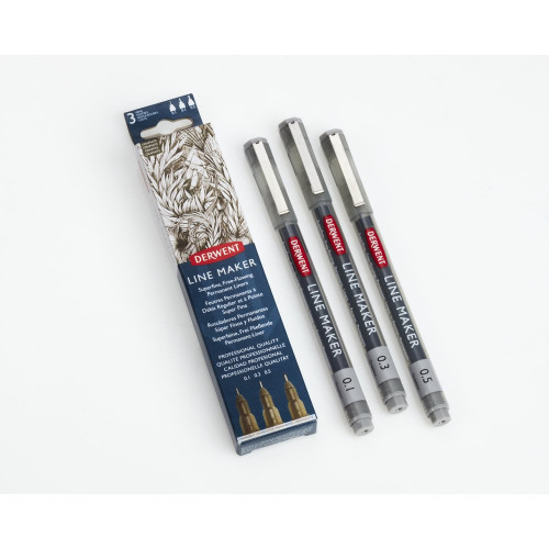 Derwent Line Maker 3'lü Set Grafit