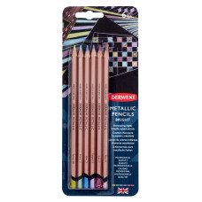 Derwent Metallic Serisi 6 Renk Kalem