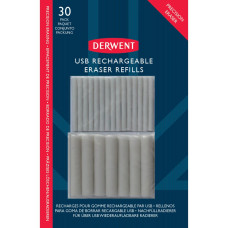 Derwent Silgi USB Şarjlı Elektrikli Yedek 30'lu